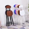 Silla plegable, taburete, silla portátil para exteriores, respaldo simple, silla de entrenamiento, hogar, dormitorio de estudiantes, taburete redondo simple