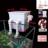 Filtro de Caja de Goteo para Acuario DIY Filtro Externo Circulación Purificación de Agua Filtro de Tanque de Peces Caja de Volteo Superior