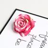 Cabeza de Rosa Simulada Pétalos de Rosa de Terciopelo Decoración de Pared de Flores Fondo de Boda Exportación Cabeza de Rosa de Tacto Manual de Gama Alta