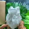 Adornos de Racimo de Cristal Blanco Natural, Pulseras de Piedra Cruda de Espina Dorsal de Cristal de Piña, Desmagnetización y Purificación, Decoraciones para Sala de Estar en Casa al por Mayor