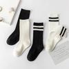 2021 otoño e invierno nuevos calcetines para niños calcetines para niños algodón barra japonés doble aguja niños y niñas estudiantes calcetines al por mayor