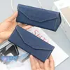 Estuche Triangular Plegable para Gafas, Estuche de Alta Gama Personalizado Hecho a Mano para Gafas, Estuche para Gafas de Sol al por Mayor, Estuche para Gafas tipo Cartera, En Stock