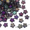 Contas Coloridas Galvanizadas em Vidro Estrela de Cinco Pontas Contas em Fio Contas Soltas Artesanal DIY Pulseira Colar Pulseira Acessórios de Joias Materiais Atacado