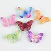 Funda de Teléfono de Mariposa Colorida, Materiales DIY de Animales Simulados, Accesorios de Resina Hechos a Mano, Gomitas para el Cabello al por Mayor, Accesorios para el Cabello, Parches