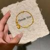 Pulseira de Enrolar com Moedas dos Cinco Imperadores Retrô Moda Novo Estilo Chinês Pingente de Cabacinha Dourada Pulseira de Mão Leve Luxo Sensação de Alto Padrão