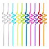 Amazon Nuevo Stitchai Pajita Curva PVC Suave Dibujos Animados Accesorios Fiesta Pequeños Regalos Pajita Reutilizable