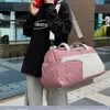 Bolso de viaje nuevo y elegante de gran capacidad, bolsa de gimnasio, bolso de mano para viajes cortos, bolsa de yoga con separación de seco y húmedo