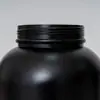 Contenedor de Polvo de Proteína de 5 Libras Negro Botella de Polvo Sustituto de Comida Tarro de Plástico Pe para Leche en Polvo para Bebés 2000g Contenedor de Polvo para Ganar Músculo