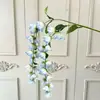 Arreglo Floral Artificial Azul de Alta Gama para Boda Arreglo Floral DIY Arreglo Floral para Ventana de Centro Comercial al Aire Libre Paisajismo con Flores Artificiales