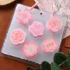 Clipe de Acrílico Pasta de Alto Valor Porta-Notas Adesivas Personalizado Clipe para Planner Estilo Clip-Ins Clipe Dupla Face Clipe de Armazenamento Pequena Flor