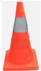 Cono vial telescópico cono de seguridad reflectante 30CM Tela Oxford PP 70cm barricada 45 advertencia plegable