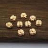Accesorios de Latón Xizang Cobre Espaciador de 7 mm Cuenta Flor de Ciruelo Accesorios para Cuentas Accesorios de Joyería Antigua