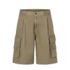Ropa de Hombre Beijie Verano 2026 Nuevos Pantalones Cortos Casuales de 3 Colores para Hombre Pantalones Cargo Retro con Múltiples Bolsillos Pantalones Cortos Rectos de Cinco Puntos