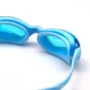 Óculos de Natação HD Antiembaçantes para Crianças, Unissex, Armação Grande, Proteção Ocular de Silicone, Óculos de Natação Portáteis à Prova d'Água