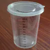 Taza Medidora de Plástico Transparente Taza Mezcladora Desechable con Escala Impresa Taza de Material PP Taza Mezcladora de Proporción Taza para Mezclar Pintura Taza para Cebo de Pesca