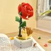 Senbao 611050 Caja de Música de Té de Flores Juguete de Ensamblaje Infantil Compatible con Bloques de Construcción de Juguete de Alta Calidad Regalo de Flores Venta al por Mayor