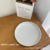 Plato de Cerámica con Puntos de Sésamo y Salpicaduras de Tinta Plato Casero para Desayuno Alto Valor de Color Plato Vintage para Bistec Plato de Postre Pagata Venta al por Mayor
