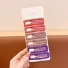 Pinzas para el Cabello de Color Dopamina para Niñas, Pasadores para Flequillo y Cabello Lateral, Estilo Versátil Simple al por Mayor para Mujeres