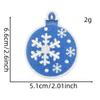 Patch de Tecido Graffiti Azul Inverno Aplique para Roupas Decoração Série Acessórios de Natal Transfronteiriços Natal Selo Bordado à Máquina
