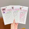 Adesivos de Rosto de Borboleta para Crianças Adesivos de Maquiagem Adesivos de Rosto com Diamante Meninas Pequenas Ano Novo Meninas de Palco Adesivos de Cristal 3D Performance