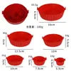 Tapete de Silicone para Air Fryer Transfronteiriço, Assadeira Lavável, Tapete para Churrasco, Fácil de Limpar, Resistente a Altas Temperaturas, Revestimento para Assadeira