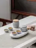 Conjunto de Chá Hotel Todas as Estações 2.0 Conjunto de Chá Lazer Moderno Escritório Estilo Japonês Viagem Uso Doméstico Simples Bandeja de Chá Kung Fu