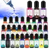 Suministro Directo de Fábrica a Amazon: Colorante Epoxi Resina Pegamento Ab Pegamento UV Pigmento Altamente Concentrado para Manualidades de 30 Colores