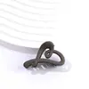 Clip de Agarre Medio Trenzado de Amor Frosty de 4.5 cm Clip Lateral Simple Todo Fósforo Transfronterizo Más Vendido Clip de Tiburón para Cola de Caballo Alta