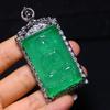 Colgante de collar de jade con incrustaciones de oro de imitación de Buda Guanyin de jade de hielo alto, colgante de cadena de suéter de Buda Guanyin de jade Bashan