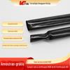 Tubo Termocontrátil de PVDF Preto Personalizado para Proteção de Fios, Resistente à Corrosão a 175 Graus, Resistente a Ácidos e Álcalis, Contração 2X, Resistente a Altas Temperaturas