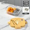 Lonchera con Compartimentos para Frutas, Lonchera Reductora de Grasa para Ensaladas, Caja Portátil para Picnic al Aire Libre, Lonchera Apta para Microondas