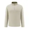 Sudadera de Ciclismo al Aire Libre Nueva para Otoño e Invierno con Media Cremallera, Color Puro, Logotipo Impreso, Sudadera Personalizada tipo Pullover, Venta al por Mayor, Bordado, Impresión