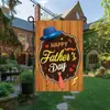 Bandera de Jardín para el Día de la Madre Transfronteriza Decoración para Fiesta Festiva al Aire Libre Bandera Colgante de Lino Rosa de Doble Cara Personalizada