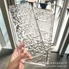 Prateleira de Armazenamento para Banheiro Acrílico Onda d'Água Cristal Parede Pendurada Sem Furos Canto Banheiro Cozinha Prateleira de Armazenamento na Parede