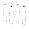 Luz Led de Cuentas de Mijo de Navidad Nueva Transfronteriza Collar Luminoso Fiesta Festiva Joyería Destellante Mayoreo