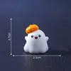 Acessórios decorativos pendurados DIY de fantasma, abóbora e elfo para o Halloween, ornamentos de Halloween para paisagem em miniatura
