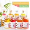Garrafa Transparente Espessa para Vinho de Frutas 500ml Garrafa de Vidro Quadrada Vazia Selada à Prova de Vazamento Garrafa Auto-Selante para Vinho de Ameixa Verde Caseiro