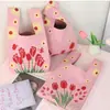 Bolso de Mano de Punto Nuevo para Primavera Bolso Tote Pequeño para Salidas y Viajes Estilo Coreano Esencial para el Vestuario Bolso Canasta de Verduras Hecho a Medida