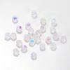 2/3/4/6mm Contas de Cristal de Vidro Pontiagudas Contas Rombos Contas Soltas Acessórios para Joias DIY Acessórios de Cabelo Artesanais Materiais Atacado