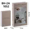 Libros decorativos ingleses minimalistas nórdicos, libros para decorar estanterías de oficinas de venta de casas modelo estilo crema, accesorios de decoración suave para el hogar imitación