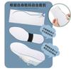 Pieza de 10*27CM suela de EVA pegatinas antidesgaste zapatos tenis ondulados silenciosos antideslizantes pegatinas para la parte delantera de la palma del pie gratis