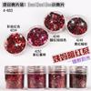 Polvo brillante de diamante de alto destello, lentejuelas de purpurina ultrafina de 1 mm, 2 mm, 3 mm mezcladas, láser para uñas, escenario, rojo vino 4-603