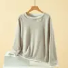 Camiseta Térmica Falsa de Dos Piezas para Mujer, Cálida, Bloque de Color Otoño/Invierno, Con Terciopelo, Engrosada, Manga Larga