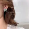 Venta Directa de Fábrica Pendientes de Flor de Circonita para Mujer Exquisitos Pendientes de Diseño de Nicho Estilo Coreano Joyería de Oreja Simple Venta al Por Mayor