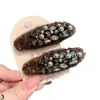 Pinza para el Cabello de Lana con Pedrería y Perlas para Otoño e Invierno, Pasador Elegante de Moda de Gama Alta, Accesorio para el Cabello