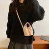 2026 Nova Bolsa Cesta de Legumes Mini Graffiti para Mulheres, Bolsa de Mão e Bolsa Transversal Estilo Coreano Gatinho Desenho Animado Fofo para Crianças