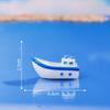 Micro-Paisagem Criativa Transfronteiriça, Barcos Pequenos, Iates, Decorações para Aquário de Peixes, Pequenos Enfeites de Resina DIY, Presente Atacado