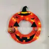 Corona de Halloween Nueva Transfronteriza Decoraciones de Terror Calavera Murciélago Calabaza Escena de Terror Arreglo Letrero Decorativo para Puerta