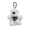 Cartoon Bonito Plush West High Dog Chaveiro Bolsa Boneca Pingente Bolsa Chaveiro Pendurado Pequeno Presente