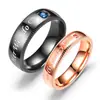 Moda Europeia e Americana Novo Anel de Casal Diamantado em Relevo Ele Carzy ELA Esquisito Louco Esquisito